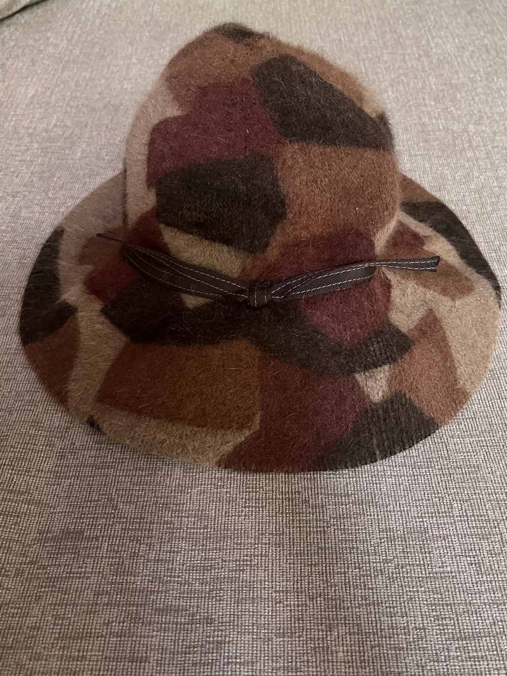 Albertus Swanepoel for Target camo floppy hat wool blend with band.
